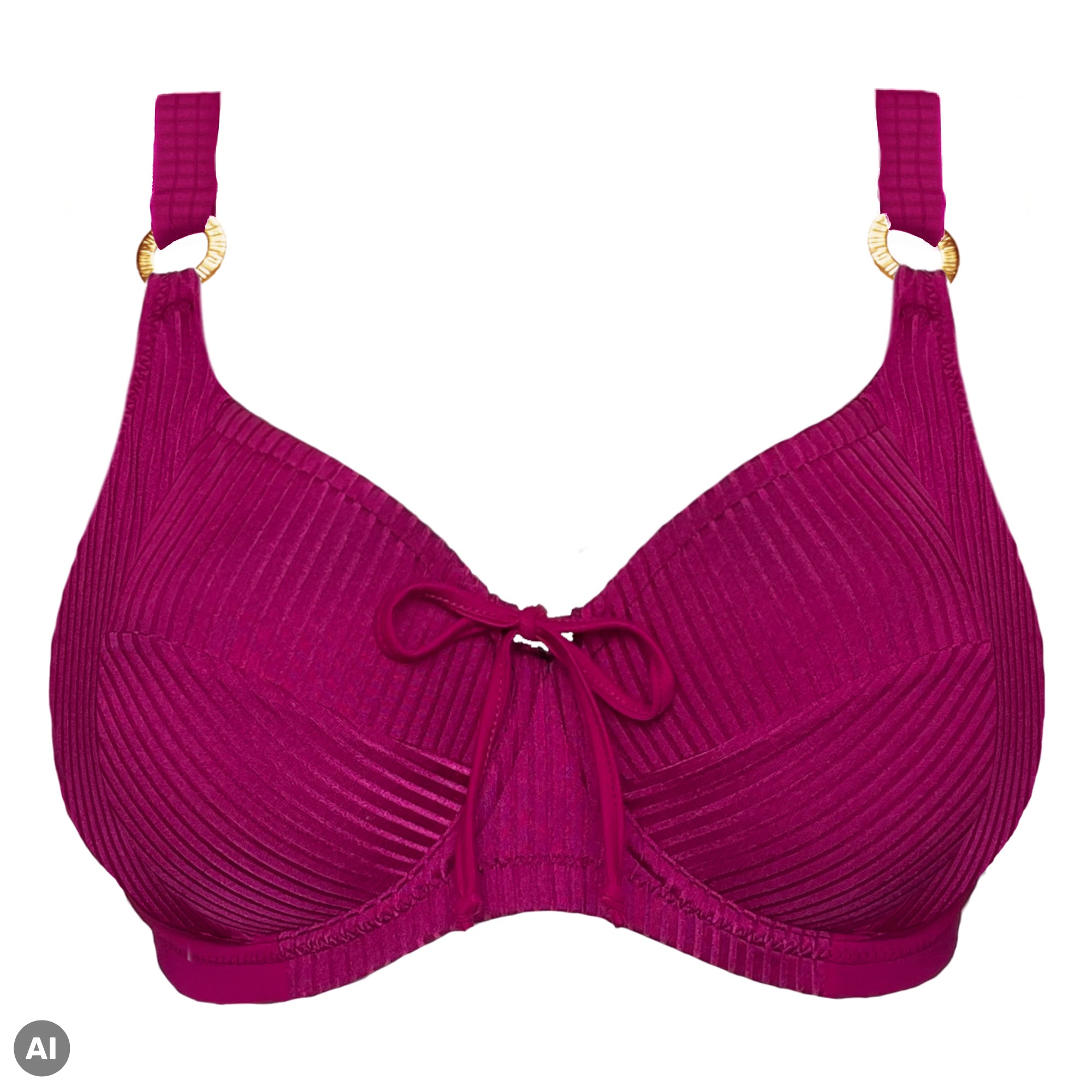 Hibiscus Elegant Fullcup Bikini Top
