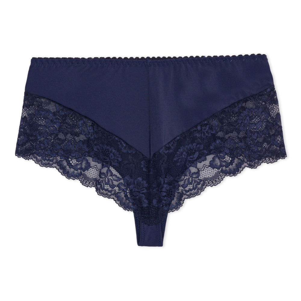 Floral String Luxueux Bleu Marine