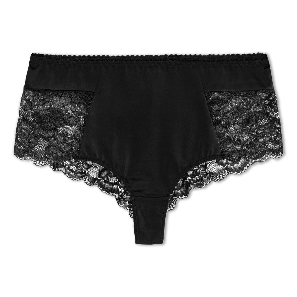 Floral String Luxueux Noir