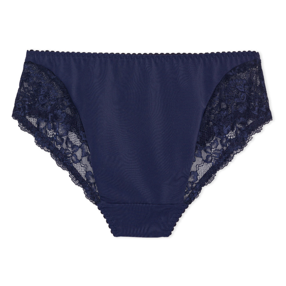 Floral Culotte Maxi Bleu Marine