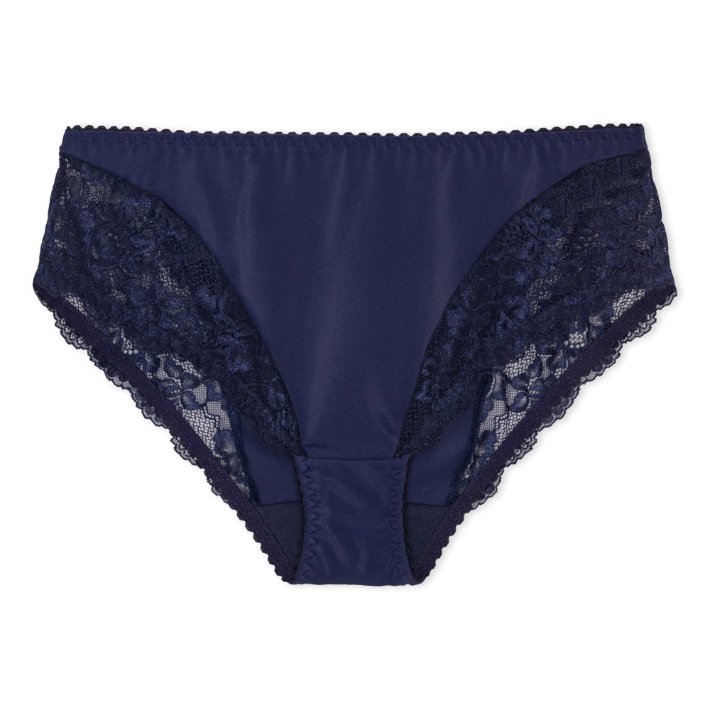 Floral Culotte Maxi Bleu Marine