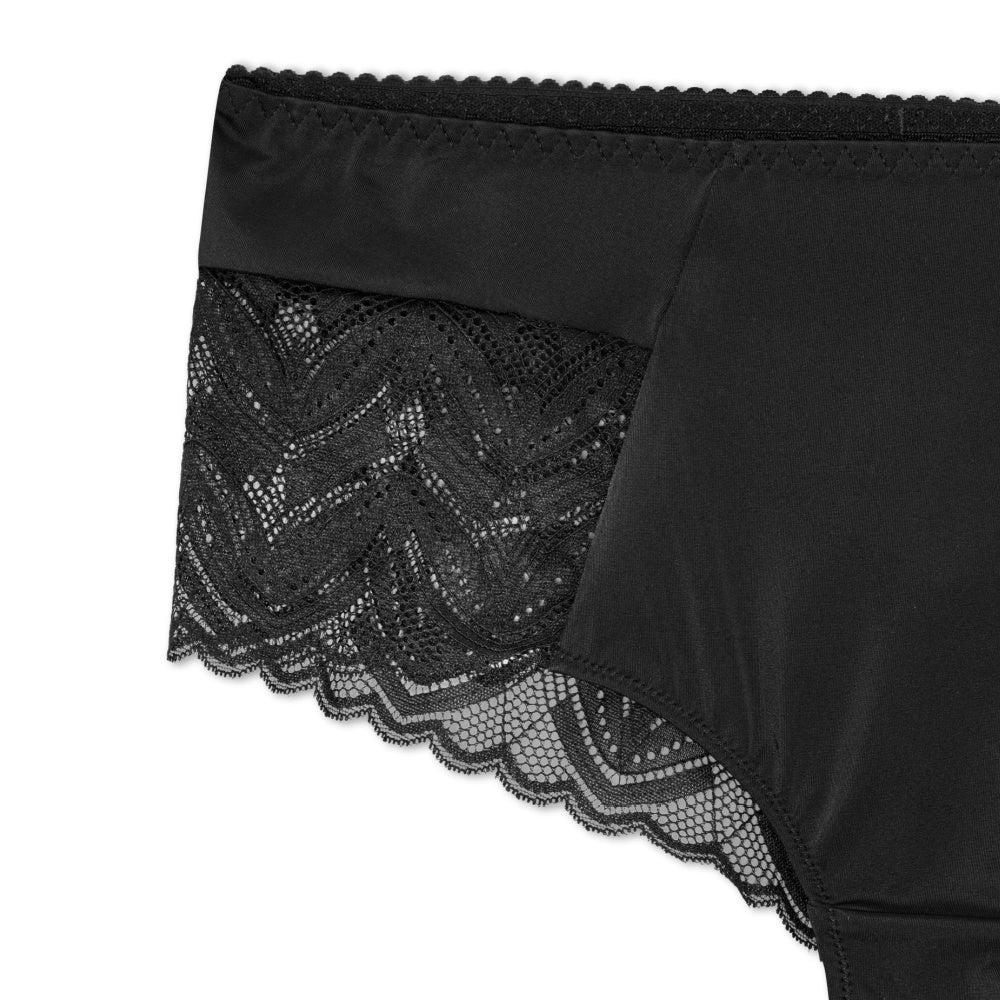 Geometric String Luxueux Noir